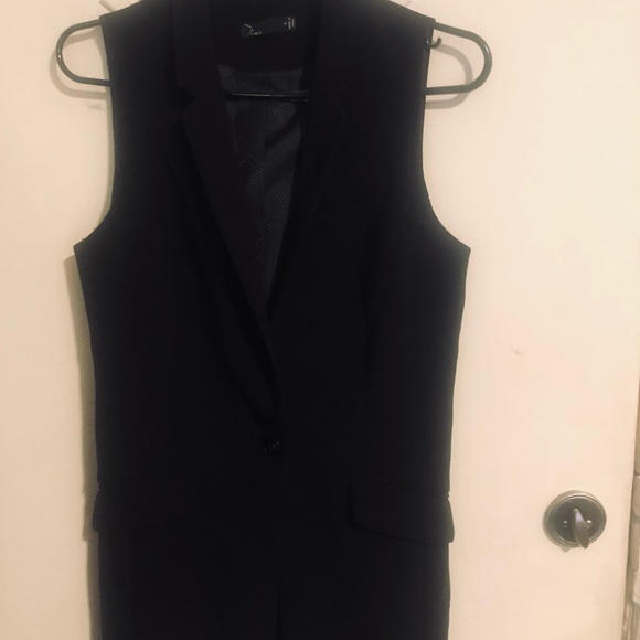 Black 3/4 Vest - Picture 3 of 4